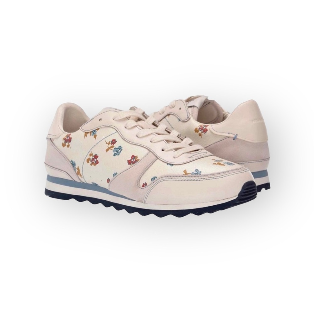 Coach ✽ C142 Runner Running Shoes Sneakers ✽ Chalk Tossed Rose Print ✽ 8.5M ✽